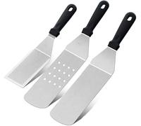 dvegGEE Regali for Uomo, 3 Pezzi di Accessori for Barbecue, Set di Utensili in Acciaio Inossidabile, Kit for grigliate