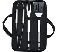 dvegGEE Regali for Uomo, Set di 3 Utensili for griglia in Acciaio Inossidabile, Accessori for Barbecue da Lavoro