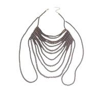 DVERFSWEV-GH Gioielli di Lusso for Il Corpo - Le Catene for Il Corpo Possono Essere sovrapposte e abbinate, Gioielli for Bikini Perfetti Come Regalo for lei(Gray)