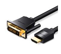 Dvi To Hdmi Adapter Vention Abfbh Black 2 M NUOVO