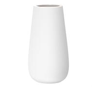 D'vine Dev - Elegante vaso ovale in ceramica per fiori, decorazione per la casa, con scatola di design, colore: bianco neve