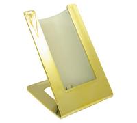 Dvm Stand Refrigerante - Contatto - Gelette Termica Vino - per Bottiglie Standard da 75 cl (Contatto Metal Gold, Elemento Bianco)