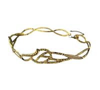 DVMSIEF Copricapo Elfo Re degli elfi vintage L'elfo Elven Wreath Costume Accessorio Accessori for capelli Gioielli(Brown)