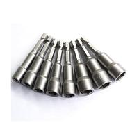 dvnFWKc kit di adattatori per boccole d'urto, Set di dadi for cacciavite da 6-19 mm, a impatto con gambo esagonale 1/4, punte for trapano, chiave a bussola(613mm(8pcs))