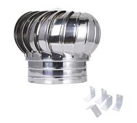 dvnFWKc Turbine eoliche rotanti, Cappello del Camino Girevole, Ventilatore da Tetto a Cappa Girevole, Ventilazione, Scarico e dissipazione del Calore