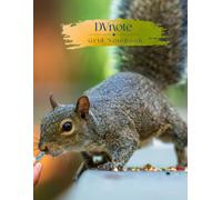 DVnote Grid Notebook: Premium Grid Paper Notebook | 8.5 x 11 Inches | Total 112 Pages | Graph Paper Journal for Students, Engineers, Architects, ... Technical Drawing & STEM ( Grey Squirrel )