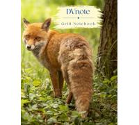DVnote Grid Notebook: Premium Grid Paper Notebook | 8.5 x 11 Inches | Total 112 Pages | Graph Paper Journal for Students, Engineers, Architects, ... Technical Drawing & STEM ( The Fox )