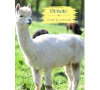 DVnote Grid Notebook: Premium Grid Paper Notebook | 8.5 x 11 Inches | Total 112 Pages | Graph Paper Journal for Students, Engineers, Architects, ... Drafting, Technical Drawing & STEM ( Llama )