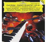Dvor K: Piano Quintet, Op. 81; Piano Quartet, Op. 87 By Pressler/Emerson String Quartet (2013-10-31)