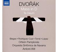 Antonin Dvořák – Te Deum Op.103; Messa in Re Op.86 – CD – NAXOS