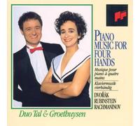 DVORAK+RACHMANINOV+RUBINSTEIN - PIANO MUSIC FOR FOUR HANDS by DVORAK+RACHMANINOV+RUBINSTEIN (1992-06-03)