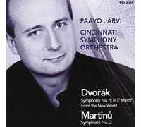 Dvorak: Symphony No. 9 From the New World; Martinu: Symphony No. 2 by Cincinnati Symphony Orchestra & Paavo Jarvi