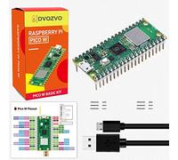 DVOZVO Raspberry Pi Pico W con testata pre-saldata, chip Raspberry Pi RP2040, connettività wireless Wi-Fi