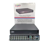 DVR 16 Canali 5MP Real-Time XVR Ibrido GSS Ultra AI Doppio HDD 4K Audio Novatek