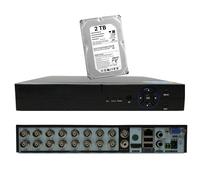 DVR 16 CANALI HARD DISK 1 TB IBRIDO 2 MPX CLOUD P2P con HDD 1 TB APP XMEYE