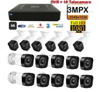 DVR 16 H264 + 16 Telecamere 2.4MPX - IR 24 Visibile Telefonino e iPhone /AD