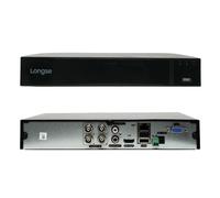 dvr 4 canali ibrido LONGSE XVR XVRT3004HD, H.265/H.264, 4 canali + 2 IP