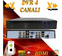 DVR 4 Canali UTC XVR 6 IN 1 1080P IP Onvif Cloud P2P AHD XMEYE