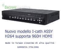 DVR a 8 canali ICATCH, Dual Stream,Triplex;H.264 D1, senza ventola 240FPS TAIWAN