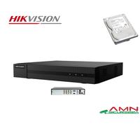 DVR HIKVISION 8 CANALI IBRIDO CLOUD HDCVI AHD TVI CVB IP HWD-5108M HARD DISK 1TB