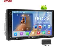 DVR+OBD+ Autoradio 2Din Android 7 pollici IPS Stereo auto Bluetooth Android Auto