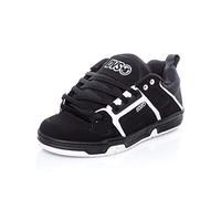 DVS Comanche, Scarpe da Skateboard Uomo, Nero/Bianco Nubuck, 38.5 EU