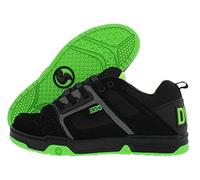 DVS Men's Comanche Black Charcoal Lime Low Top Sneaker Shoes 12