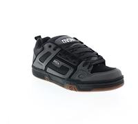 DVS Men's Comanche Charc Black White Nubuck Low Top Sneaker Shoes 7