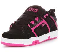 DVS Scarpe da skate Comanche da donna, Nero Rosa Bianco, 35.5 EU