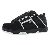 DVS Uomo Comanche Scarpe Skateboard, Nabuk Bianco Nero, 40 EU
