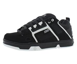 DVS Uomo Comanche Scarpe Skateboard, Nabuk Bianco Nero, 41 EU