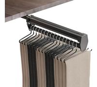 DVTFRUI Aste Appendiabiti Estraibili per Estrarre Le Grucce, Regolabili da 26 A 57 Cm Aste Telescopiche Estraibili per Armadi Aste Appendiabiti per Pantaloni E Vestiti.,Grigio,510mm
