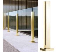 DVTFRUI Balaustra in Acciaio Inossidabile 304 per Ringhiera Interna Ed Esterna di Ponte, Balcone, Soffitta, Scala,End Post,35.8 in/91cm
