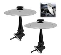 Dvvsav 2 piatti per auto, mini tamburi per bocchetta dell'aria, per un divertimento ritmico infinito sulla strada, regalo per amanti della musica, facile da installare, compatto e durevole, simbolo