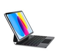 DVWDVW Custodia per tastiera per iPad 10a generazione 2022 Magic Style Folio Custodia magnetica con trackpad multi-touch compatibile con iPad 10a generazione 11,9 pollici, 7 colori retroilluminati con