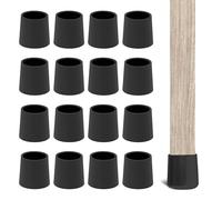 DVZ EVOLUTION Gommini Per Sedie Rotondi, 16 Piedini Per Sedie Con Gamba Rotonda, Antigraffio E Antiscivolo Per Protezione Pavimenti E Parquet