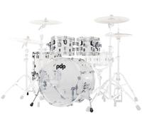 DW PDP Concept Clear Acrylic 4pc