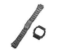 DW5600 Mod Kit Retro Cinturino in Metallo Cassa Compatibile Con Casio DW-5600 GW-B5600 Modificato Vintage Intagliato Stile Indiano 316L Lunetta Cinturino in Acciaio