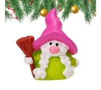 Dwarf Ministure,Resin Realistic Classic,Multi-Purpose Christmas Dwarf Witch Ministure - Home Décor Accents For Porch Dining Table Mantel Windowsill Bedside Kids Children Adults Mother Friends