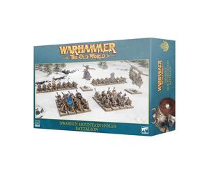 DWARFEN MOUNTAIN HOLDS BATTALION set di 66 miniature CITADEL warhammer THE OLD W