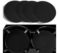 DWARFOO 4 sottobicchieri per portabicchieri da auto, in silicone, supporto per tazza universale, antiscivolo, antiscivolo, adatto per la maggior parte degli interni dell'auto (nero)