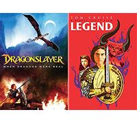 Dwarfs Dragons Unicorns Save the Kingdom Dragonslayer & Legend Tom Cruise DVD Double Fantasy Movie Pack