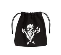 Dwarven Bianco e Nero Dadi Borsa Roleplaying Giochi Army Q-Workshop RPG BDWA101