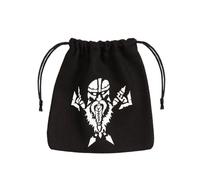 Dwarven Bianco e Nero Dadi Borsa Roleplaying Giochi Army Q-Workshop RPG BDWA101