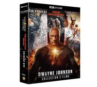 Dwayne johnson - coffret 3 films : rampage - hors de contrôle + san andreas + black adam 4k ultra hd