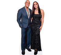 Dwayne Johnson And Ava Raine (Duo) Mini ritaglio di celebrità
