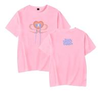DWDKJU Nina Chuba 2025 Maglietta, Gli Appassionati di Musica Stampata alla Moda Leggera A Maniche Corte da Indossare Tutti I Giorni,Rosa,XL