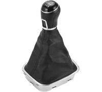 DWdong - Pomello del Cambio per Auto, Leva del Cambio in Pelle Adatto per Volkswagen Adatto per Polo 2009-2014 6R0711113 Leva del Cambio Manuale