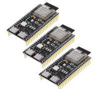 DWEII 3 moduli ESP32 S3 N16R8 DevKitC-1, schede di sviluppo ESP32 S3 Dual-Core LX7, flash da 16 MB + PSRAM da 8 MB, WiFi Bluetooth 5.0, USB-C, supporto antenna esterna, compatibile con Arduino IDE per