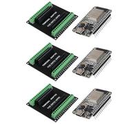 DWEII 3 set 30pin ESP-WROOM-32 ESP32 ESP-32S CP2102 Scheda di Sviluppo Tipo C Interfaccia WiFi ESP-WROOM-32 + ESP32 Breakout Board Shield Terminal Adapter per Arduino